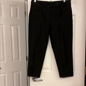 White House Black Market Classic Black Ankle Pants